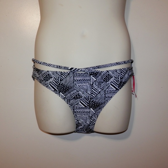 Xhilaration XL Strappy Cheeky Print Bikini Bottom - Picture 5 of 6